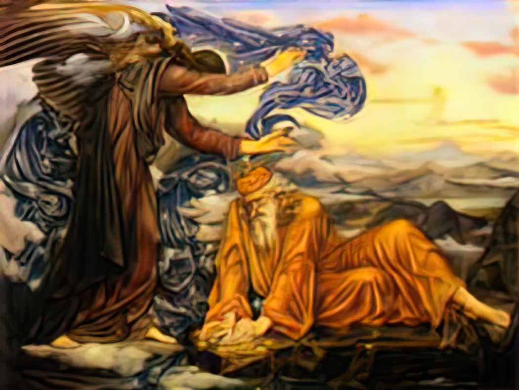Evelyn De Morgan earthbound 1897 Art A4 Photo Print