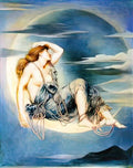 Evelyn De Morgan luna 1885 1 Art A4 Photo Print UK