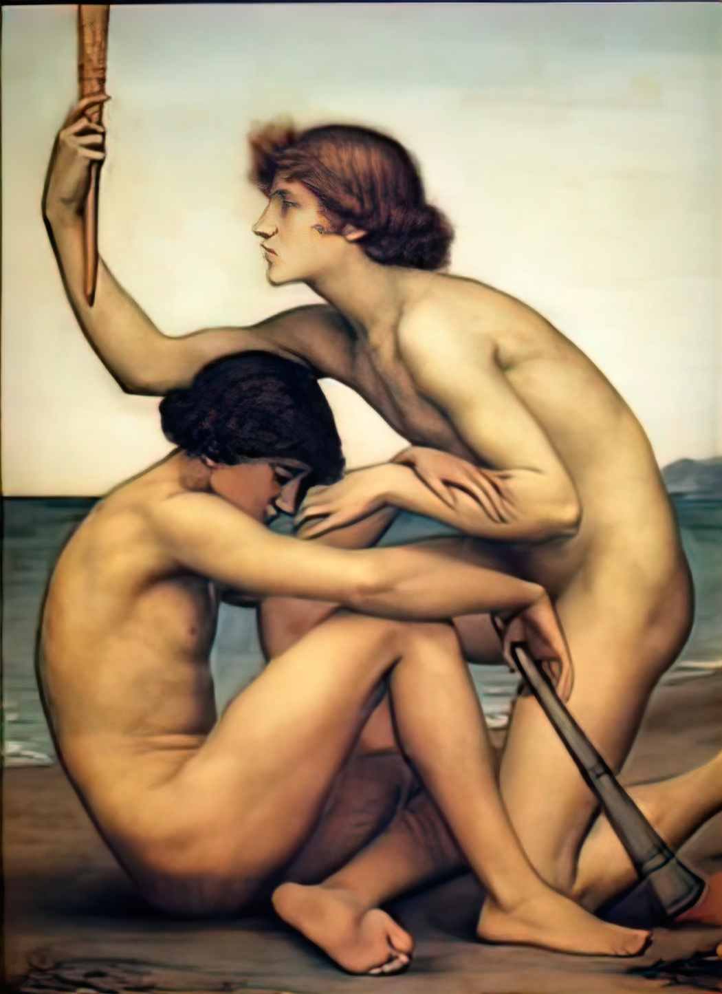Evelyn De Morgan phosphorus and hesperus 1881 Art A4 Photo Print