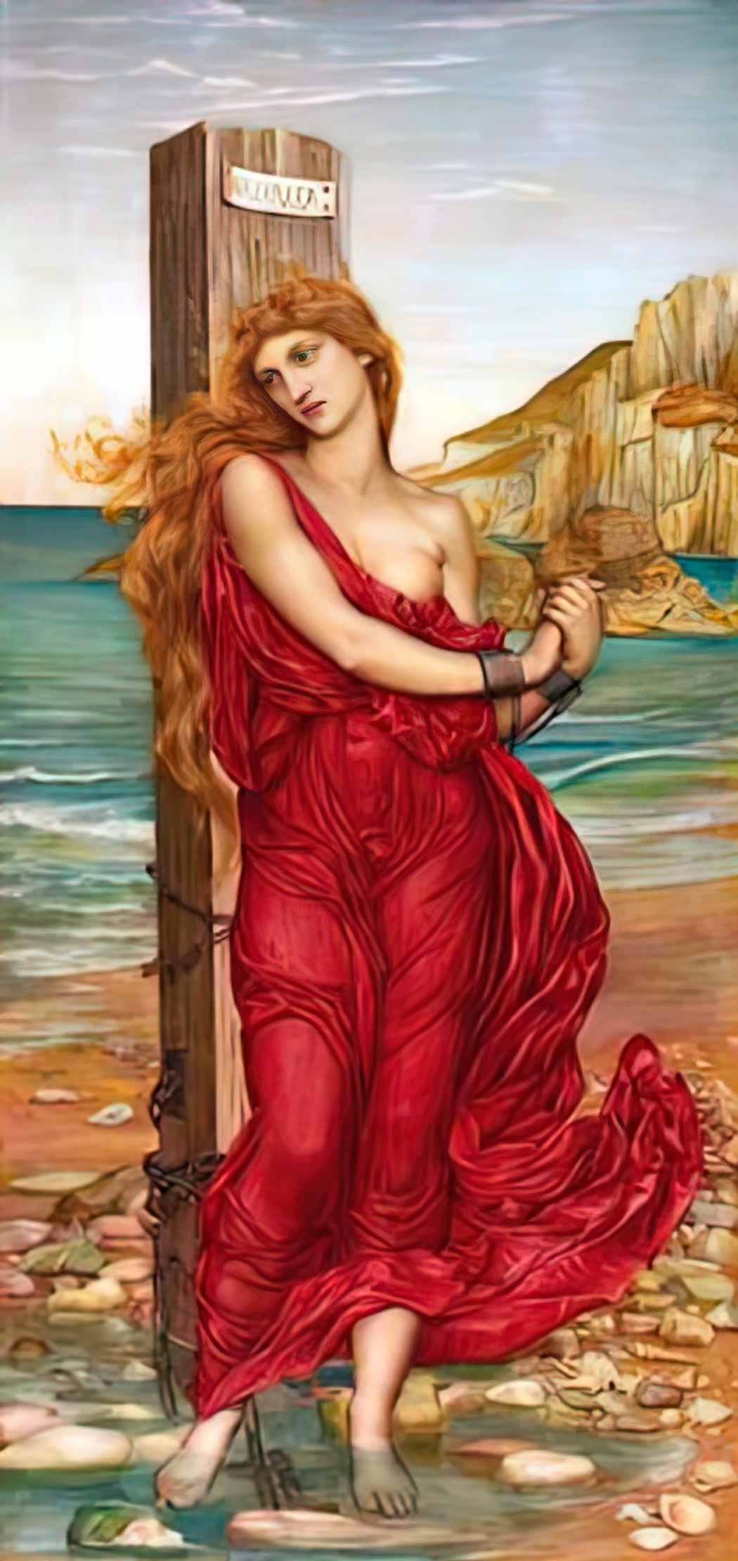 Evelyn De Morgan the martyr nazuraea 1880 Art A4 Photo Print