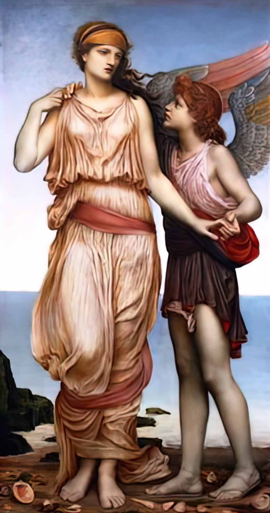 Evelyn De Morgan venus and cupid 1878 Art A4 Photo Print