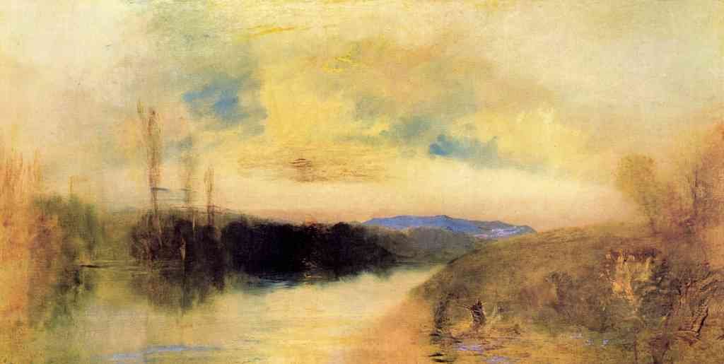 Evening Landscape Joseph Mallord Turner A4 Photo Print