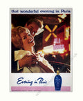 Evening Paris Bourjois 2 Vintage Retro Advert Poster A4 Photo Print