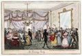 Evening Party 1826 Cartoon Joke 001 Vintage A4 Photo Print
