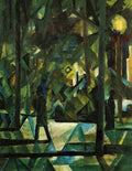 Evening by August Macke Expressionism A4 Photo Print