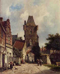 Eversen Adrianus In The Village A4 Photo Print
