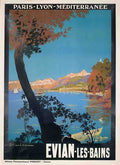 EvianLacaze Vintage Advert A4 Photo Print