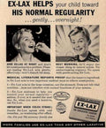 Ex Lax Boys Vintage Retro Advert Ads A4 Photo Print