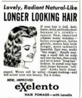 Excelento Hair Pomade Vintage Retro Advert Ads A4 Photo Print