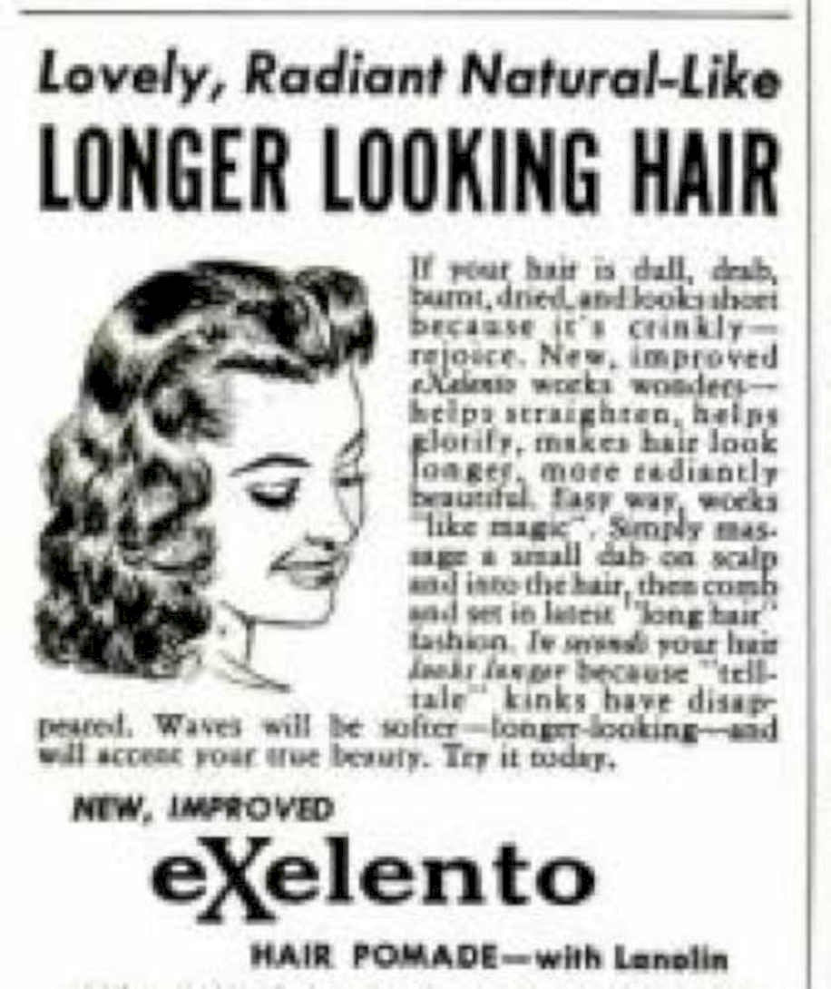 Excelento Hair Pomade Vintage Retro Advert Ads A4 Photo Print