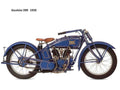Excelsior 20R 1920 motorbike A4 Photo Print
