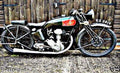 Excelsior 680 motorbike A4 Photo Print