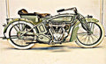 Excelsior Combination motorbike A4 Photo Print