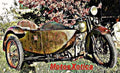 Excelsior Henderson motorbike A4 Photo Print