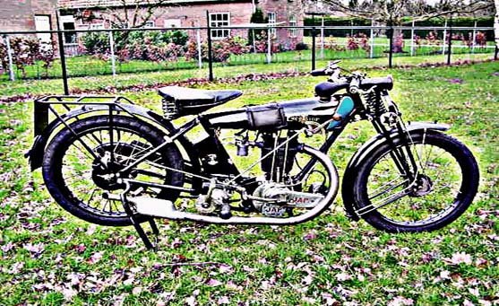 Excelsior Jap Ohv motorbike A4 Photo Print