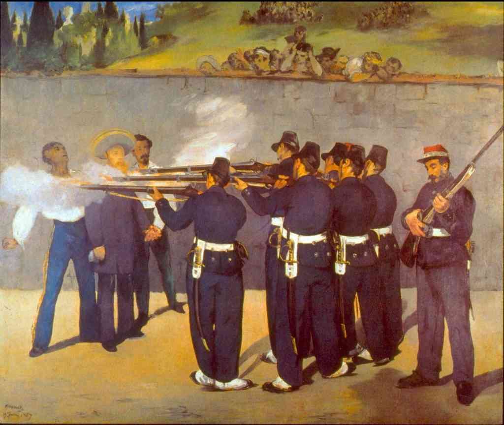 Execution Manet Impressionism A4 Photo Print