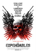 Expendables Skull Action Vintage Retro Advert Poster A4 Photo Print
