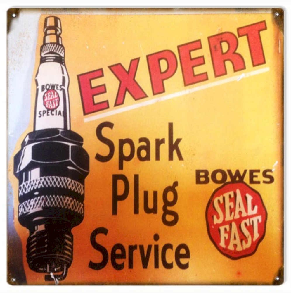 Expert Spark Plug Vintage Retro Advert Ads A4 Photo Print