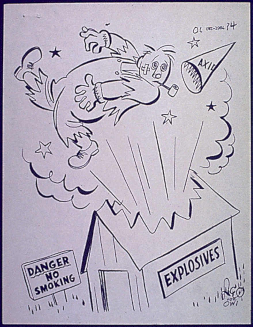 Explosives Hazard Wwii Vintage Retro Advert Ads A4 Photo Print