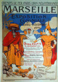 ExpoMarseille2 Vintage Advert A4 Photo Print