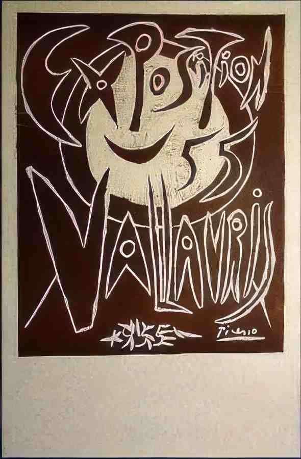 ExpoVallauris Vintage Advert A4 Photo Print