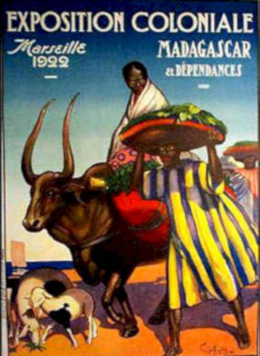Exposition Coloniale Marseille Vintage Retro Advert Poster A4 Photo Print