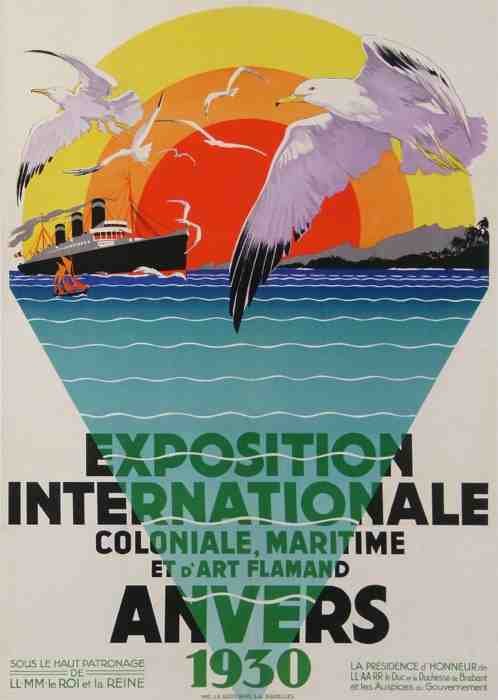Exposition Internationale 1930 Coloniale Maritime Et D Art Vintage Advert A4 Photo Print