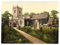 Eyam Church Derbyshire Vintage A4 Photo Print