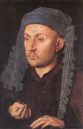 Eyck Jan Van Portrait Of A Goldsmith Man With Ring A4 Photo Print