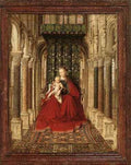 Eyck Jan Van Small Triptych Central Panel A4 Photo Print