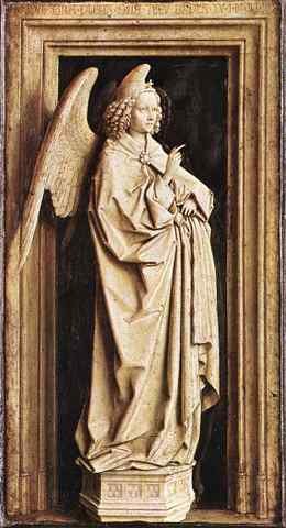 Eyck Jan van Annunciation 1 A4 Photo Print