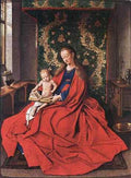 Eyck Jan van Madonna with the Child Reading A4 Photo Print