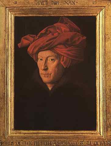 Eyck Jan van Man in a Turban A4 Photo Print