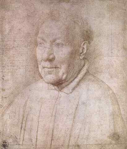Eyck Jan van Portrait of Cardinal Albergati A4 Photo Print