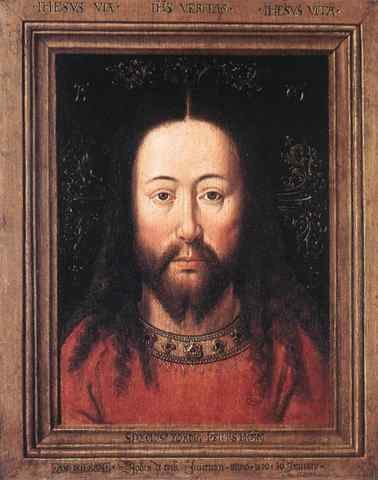 Eyck Jan van Portrait of Christ A4 Photo Print