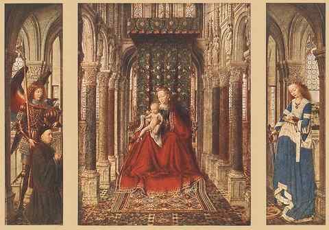 Eyck Jan van Small Triptych A4 Photo Print