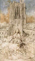 Eyck Jan van St Barbara A4 Photo Print