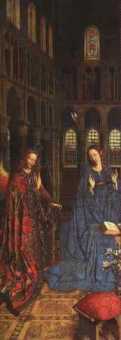 Eyck Jan van The Annunciation c1435 A4 Photo Print