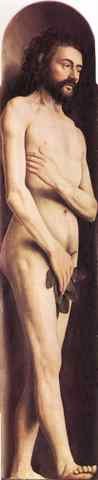 Eyck Jan van The Ghent Altarpiece Adam A4 Photo Print