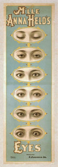 Eyes Ziegfeld Poster Vintage Retro Advert Poster A4 Photo Print