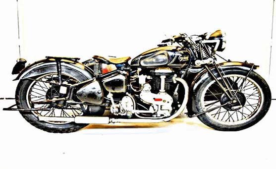 Eysink Alpenjager motorbike A4 Photo Print