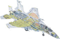 F 15 Eagle cutaway A4 Photo Print