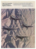 F 16 Jets Vintage Retro Advert Ads A4 Photo Print