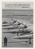 F 5 Aircraft Vintage Retro Advert Ads A4 Photo Print
