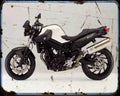 F 800 R 09 2 A4 Photo Print Motorbike Vintage Aged