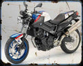 F 800 R Chris Pfeiffer Edition 1 A4 Photo Print Motorbike Vintage Aged