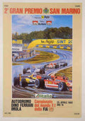 F1 San Marino Vintage Retro Advert Ads A4 Photo Print