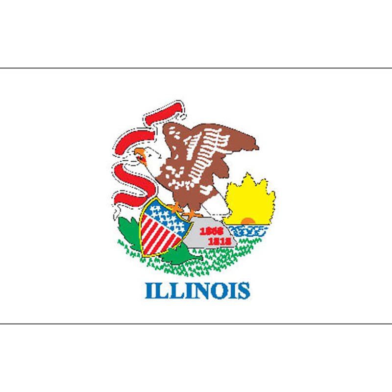 F391 Illinois A4 Photo Print