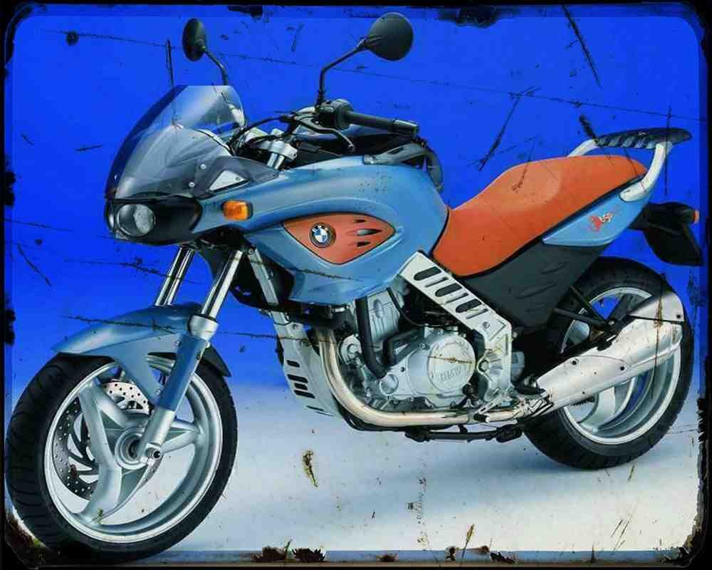 F650 Cs 3 A4 Photo Print Motorbike Vintage Aged