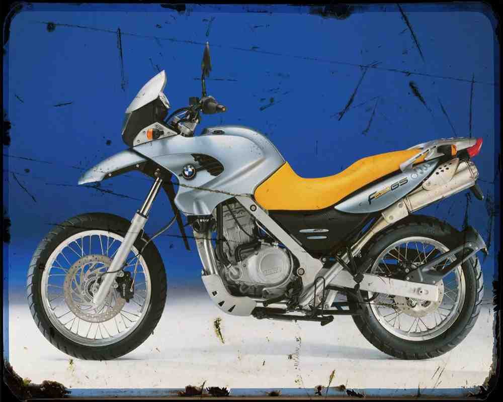 F650Gs 99 3 A4 Photo Print Motorbike Vintage Aged
